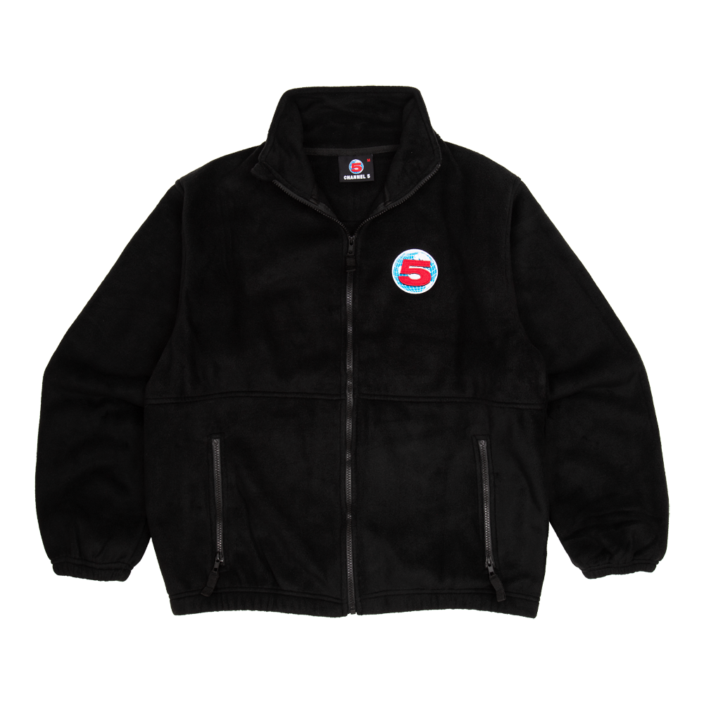 CHANNEL 5 | BLACK POLAR FLEECE