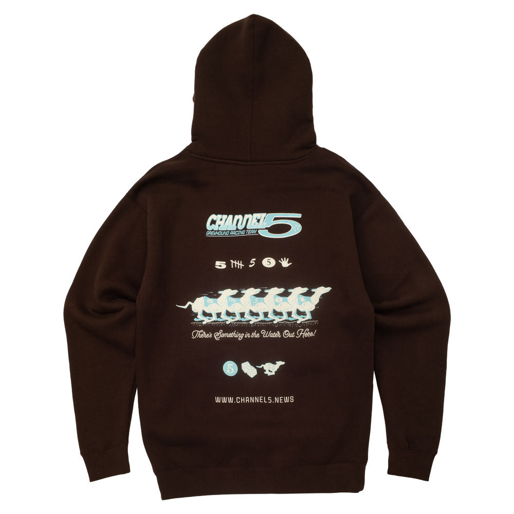 GREYHOUND | BROWN HOODIE