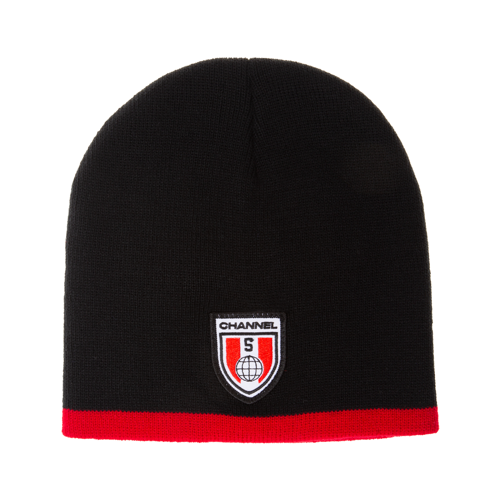 SHEILD | BLACK BEANIE