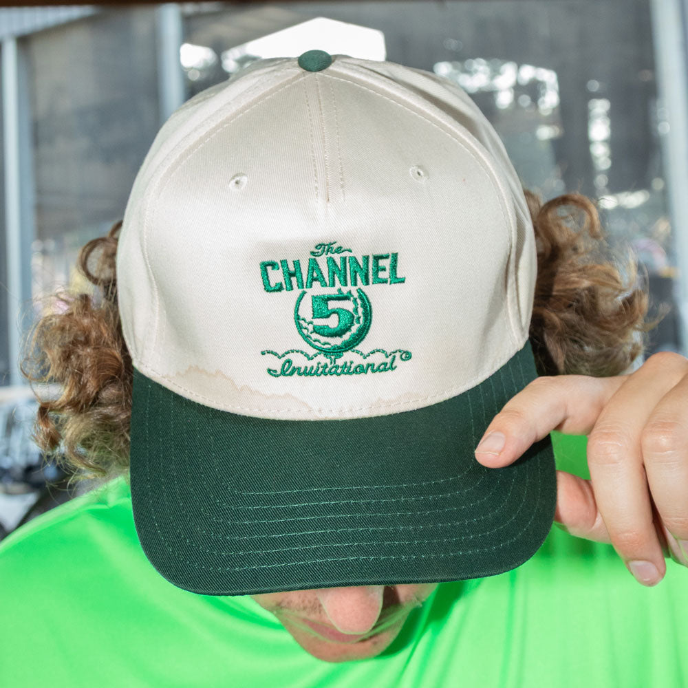 THE INVITATIONAL | NATURAL & GREEN HAT