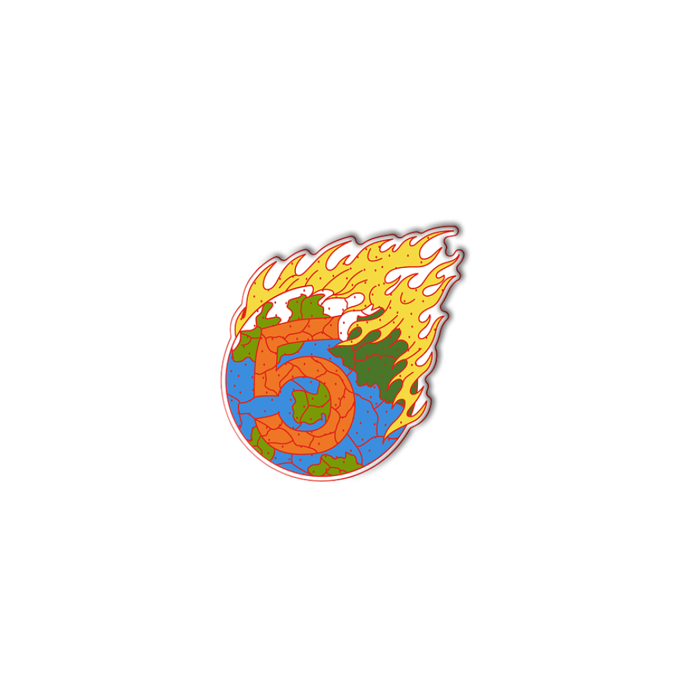 ON FIRE | ENAMEL PIN