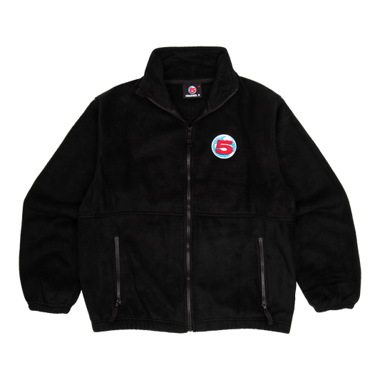 CHANNEL 5 | BLACK POLAR FLEECE