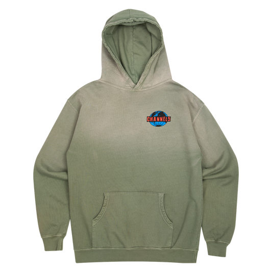 SAVE US | MILITARY SUN-FADED HOODIE