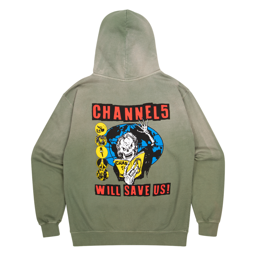 SAVE US | MILITARY SUN-FADED HOODIE