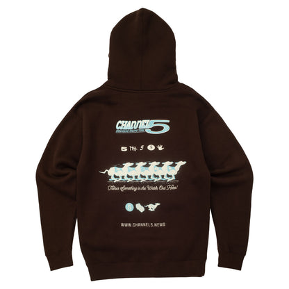 GREYHOUND | BROWN HOODIE