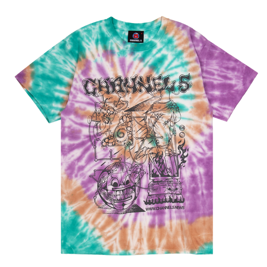 INTERNET CHAOS | SPIRAL DYE TEE