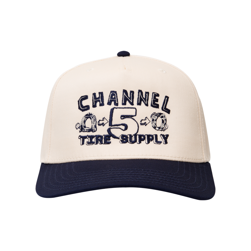 TIRE SUPPLY | NATURAL & NAVY HAT