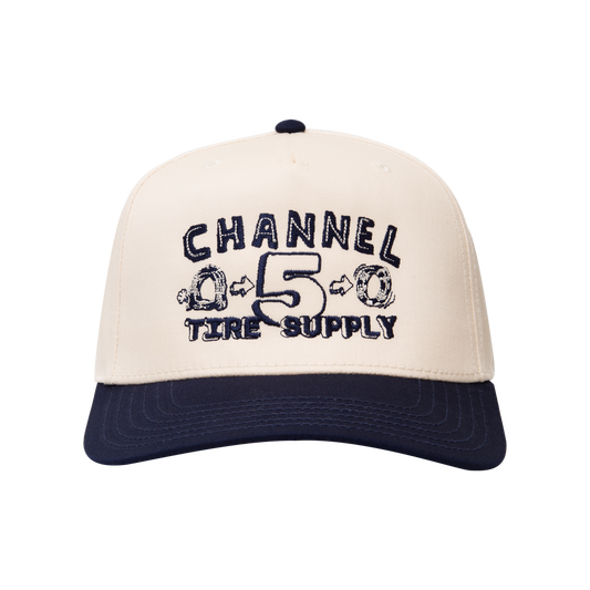 TIRE SUPPLY | NATURAL & NAVY HAT