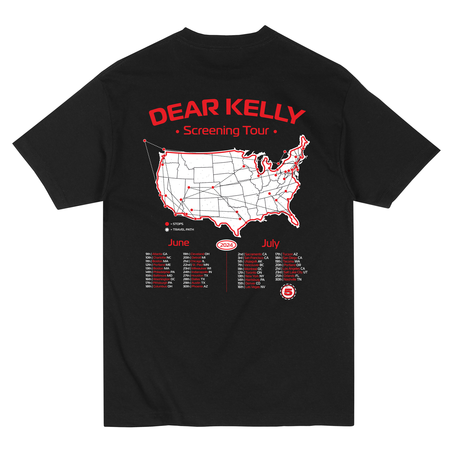 DEAR KELLY | BLACK TEE