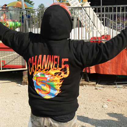 ON FIRE | BLACK HOODIE