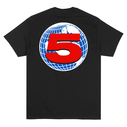 CHANNEL 5 BLACK TEE