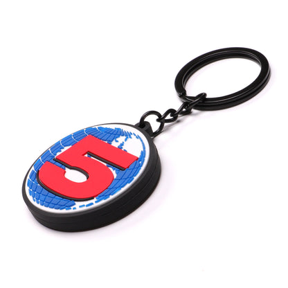 CHANNEL 5 | RUBBER KEYCHAIN