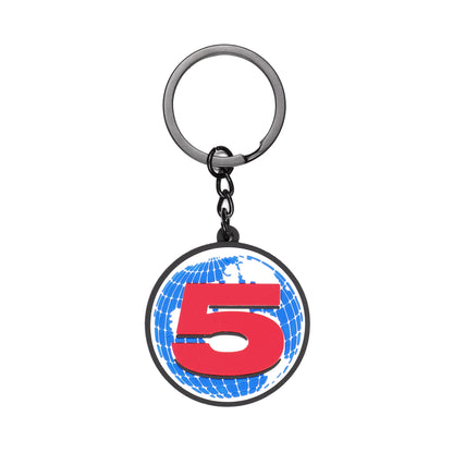 CHANNEL 5 | RUBBER KEYCHAIN